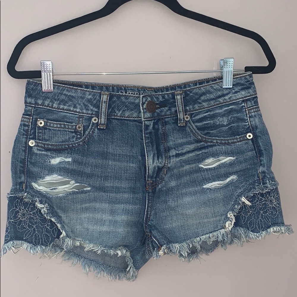 American eagle jean shorts